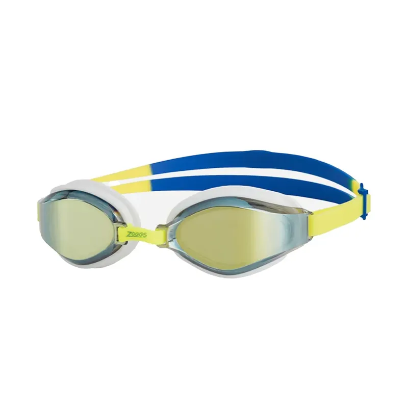 Swimming Goggles Endura Max Titanium Yellow-Blue Mirrored Lime Lenses Zoggs 461111YLBLMLM Echt