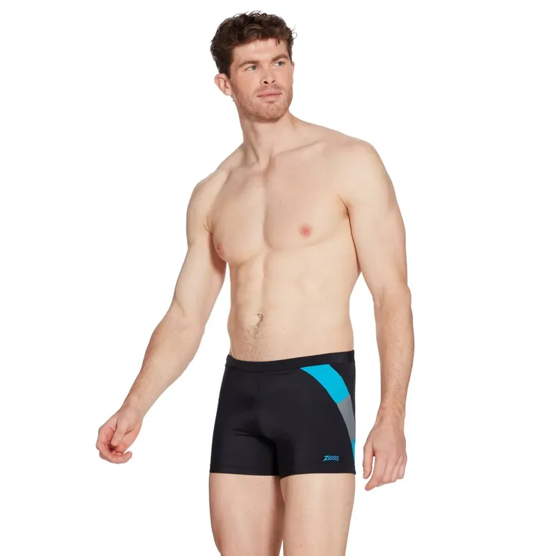 Swim Boxer Sydney 27 Men Black-Turquoise Size 32-M Zoggs 462931BKTQ32 Neu Im Sortiment
