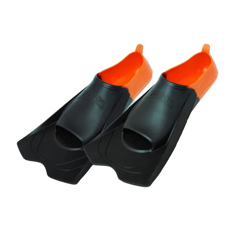 Geprüft Swimming Fins Short Blade Eco Black-Orange EU 45-46-UK 11-12-US 12-13 Zoggs 465220BKOR112