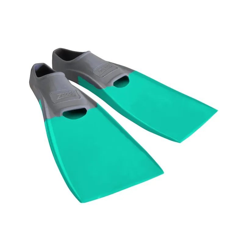 Preiswert Swimming Fins Long Blade Rubber Grey-Aqua EU 45-46-UK 11-12-US 12-13 Zoggs 465213GYAQ112