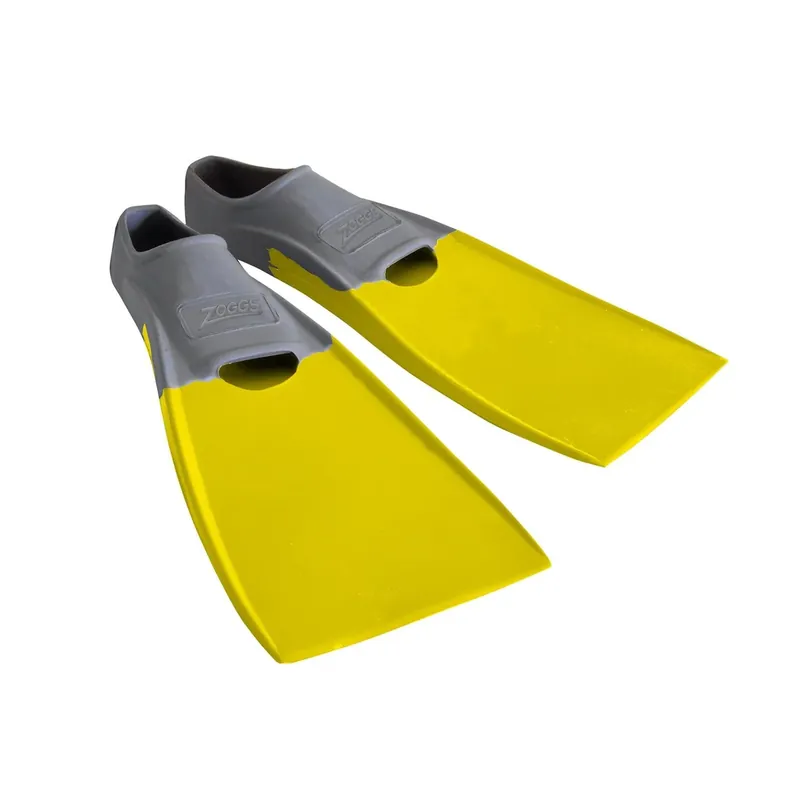Swimming Fins Long Blade Rubber Grey-Yellow EU 37-38-UK 4-5-US 5-6 Zoggs 465213GYYL45 Expressversand
