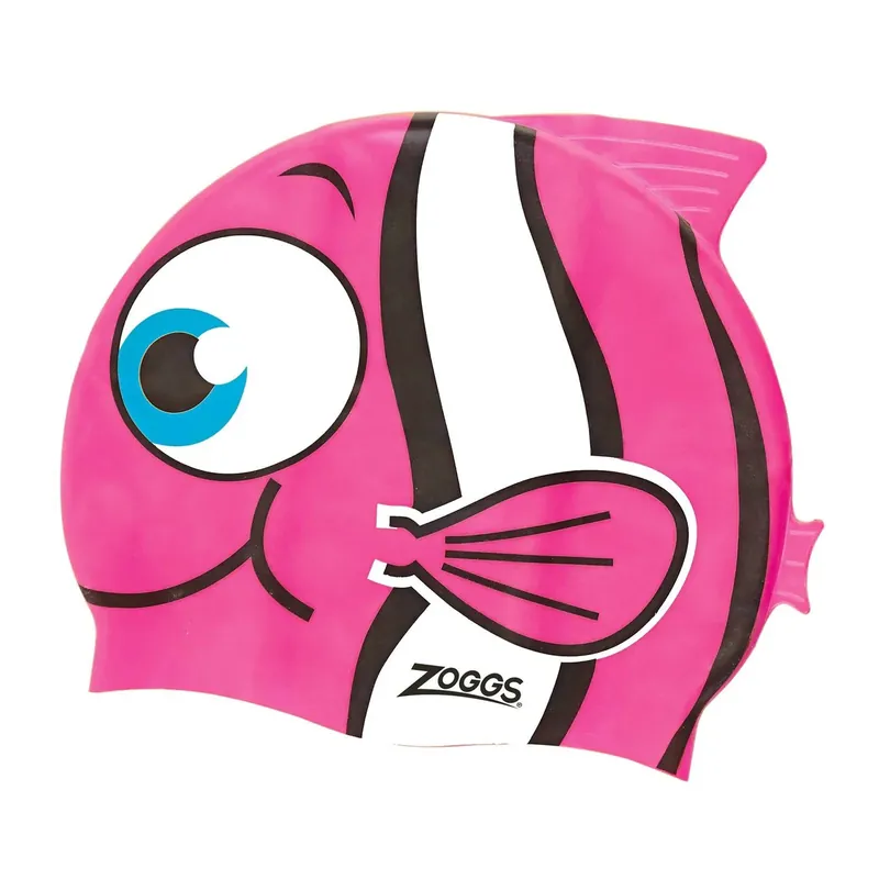 Swimming Cap Junior Silicone Character Goldfish Zoggs 465005 Schnäppchen