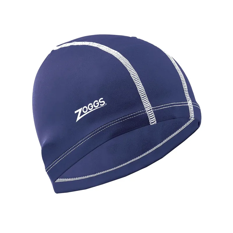 Swimming Cap Nylon Spandex Navy Zoggs 465035NV Versand Am Gleichen Tag