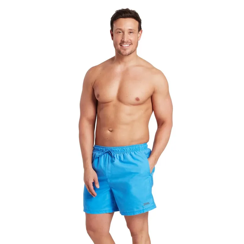 Swim Shorts Mosman Washed 15‘‘ Men Blue Size XL Zoggs 462925BLXL Expressversand