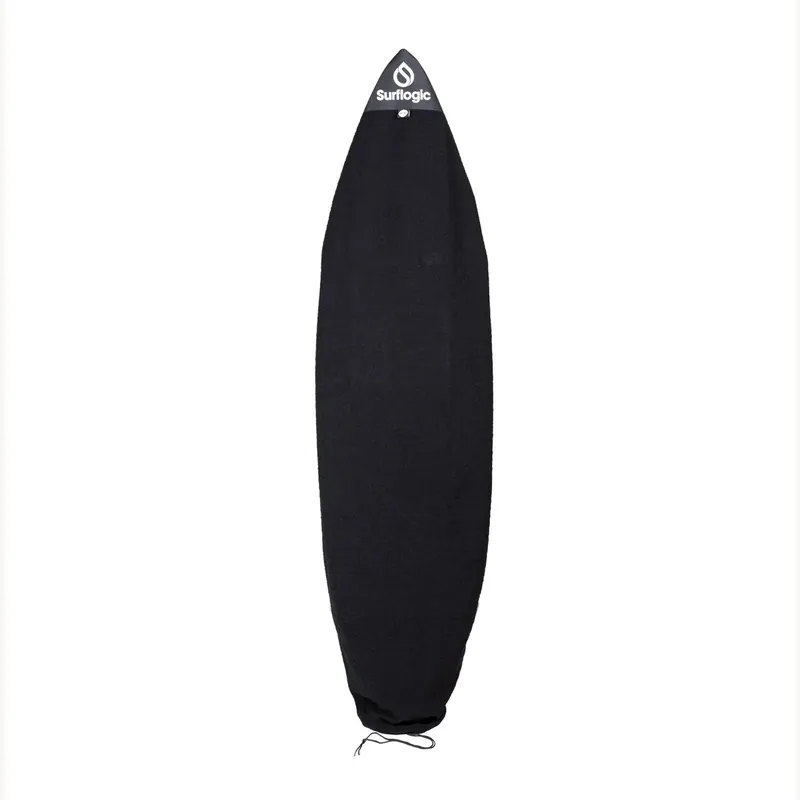 Stretch Cover Shortboard 5‘8" Black Surflogic 59402 Aktuell