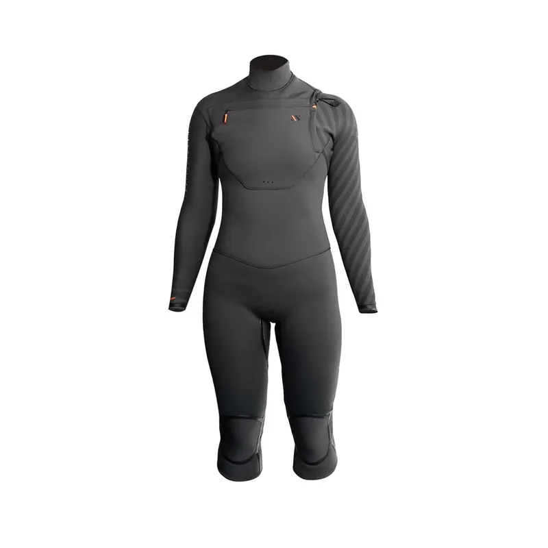 Short Wetsuit Amazone Overknee Woman Chest Zip 3-2 Grey Size 8-M RRD 27AMCZ320_8 Top-Seller