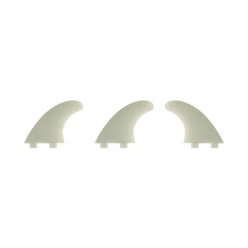 Thruster Fin Set Standard Dual Tab Clear Surflogic 81003 Neu Im Sortiment