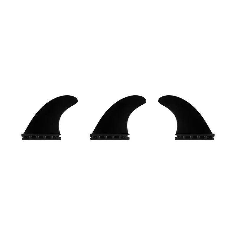 Thruster Fin Set Standard Single Tab Black Surflogic 81002 Neue Ware