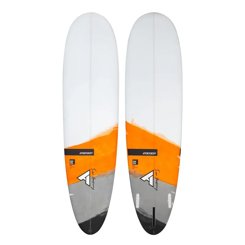 Geprüft Surfboard Crayfish Grey-Orange 7‘4‘‘x22 3-4‘‘x2 3-4‘‘ 55l RRD 27CRA74