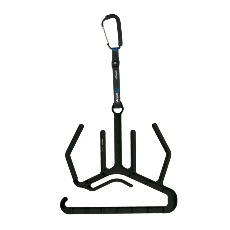 Wetsuit Hanger Maxi Double System Black Surflogic 80209 Schneller Versand
