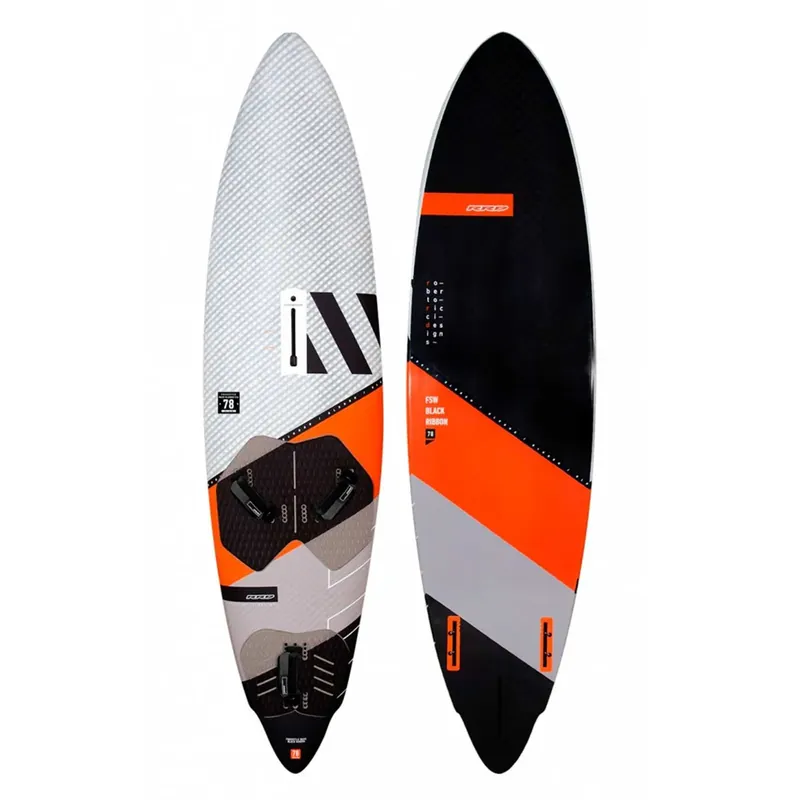 Windsurf Board Freestyle Wave Black Ribbon 224x56cm 78l RRD 26FW78BR Zertifiziert