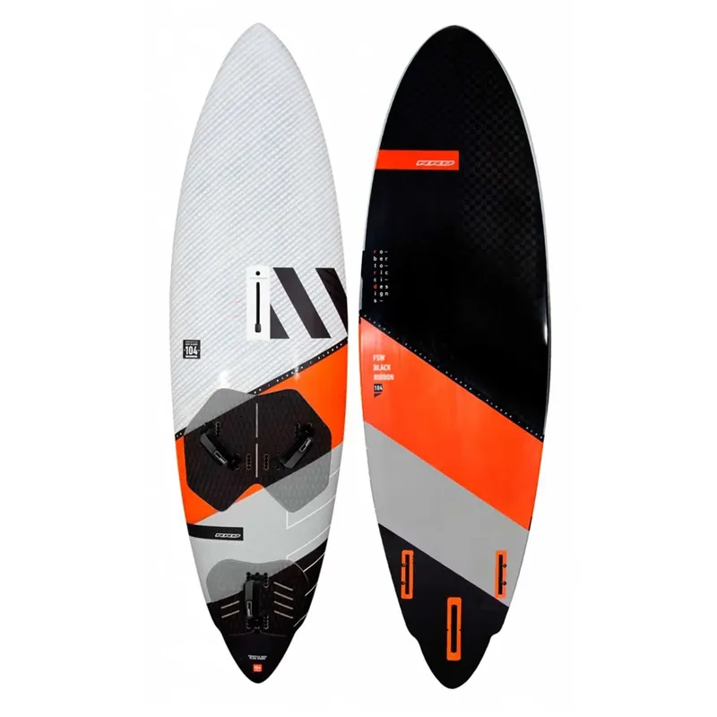 Windsurf Board Freestyle Wave Black Ribbon 230x64cm 104l RRD 26FW104BR Geprüft