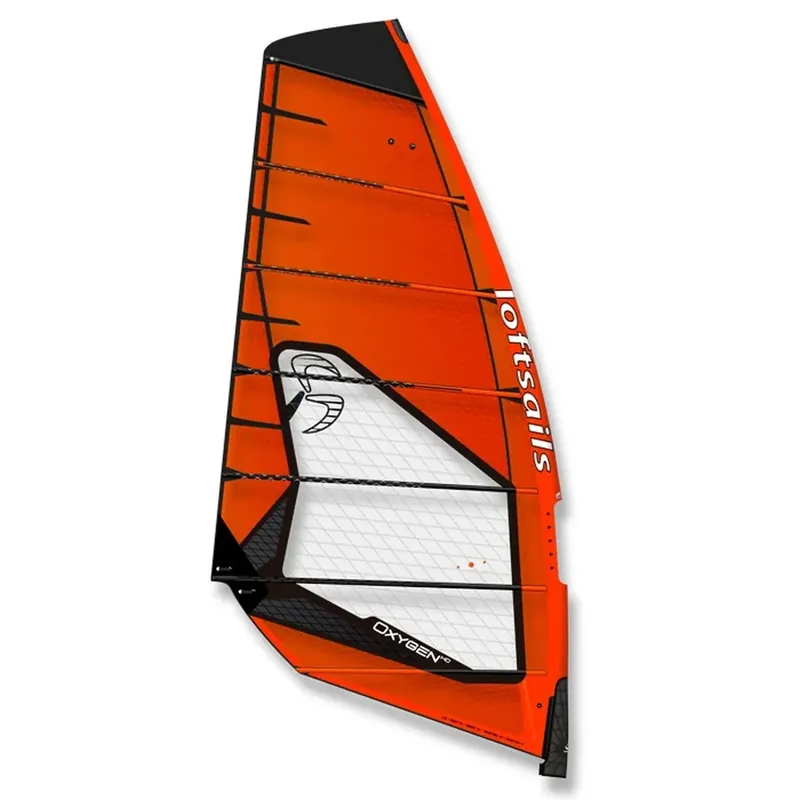 Echt Windsurfing Sail Oxygen Orange HD 2024-2025 Size 9.5 Loftsails LS060012660
