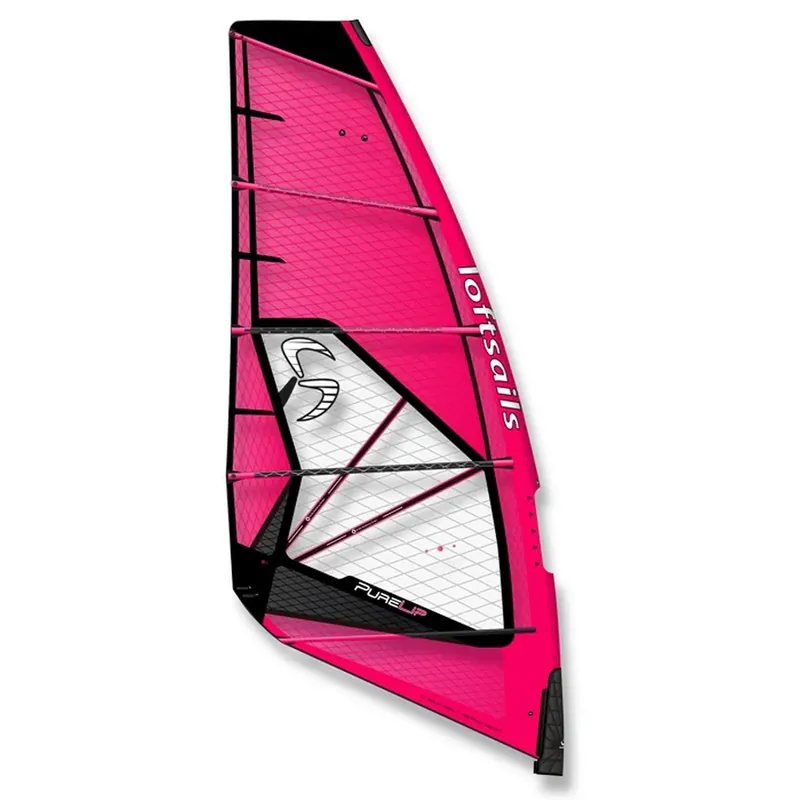 Zertifiziert Windsurfing Sail Purelip Fuchsia 2024-25 Size 5.4 Loftsails LS060012190
