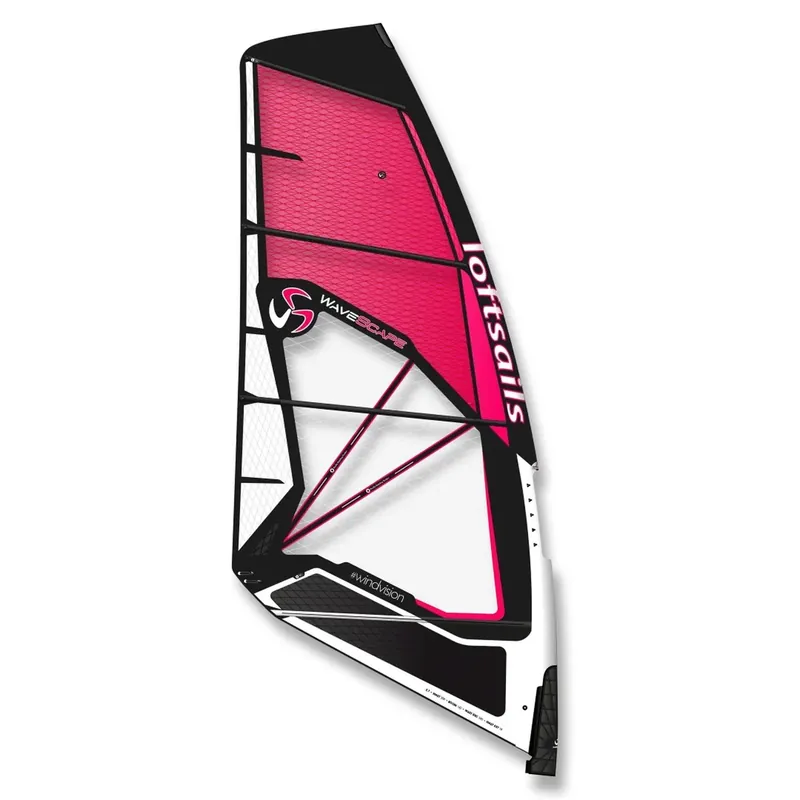 Windsurfing Sail Wavescape Fuchsia 2021-22-23 Size 5.7 Loftsails LS060010390 Kracherpreis