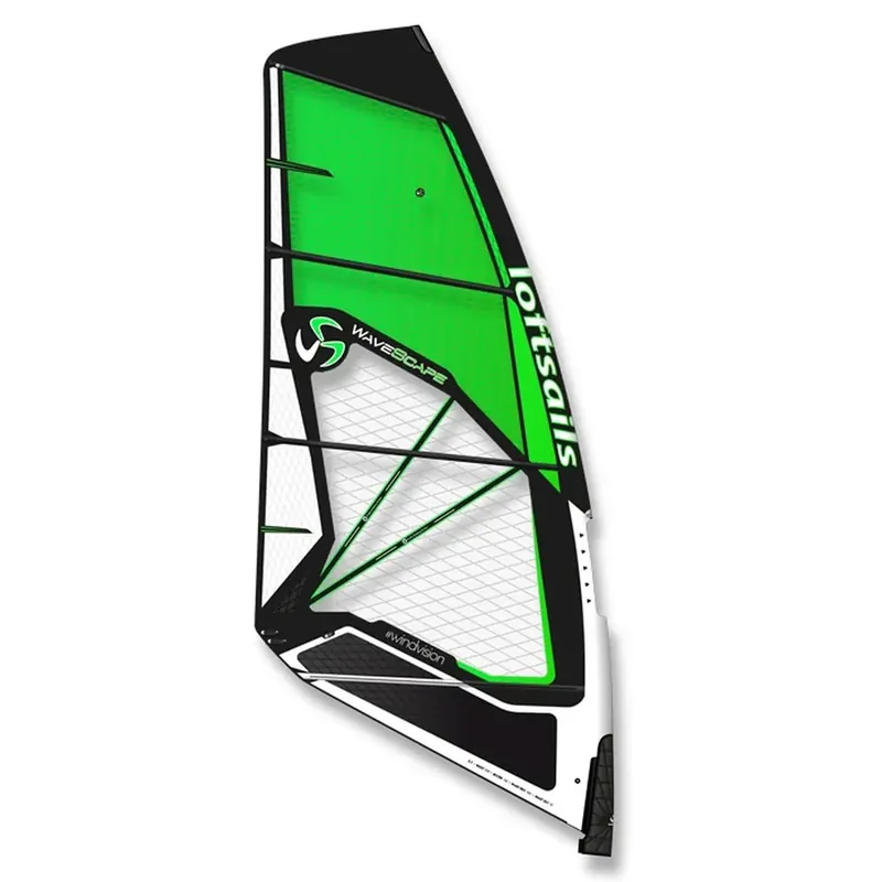 Windsurfing Sail Wavescape Green 2021-22-23 Size 4.2 Loftsails LS060010300 Neuheit