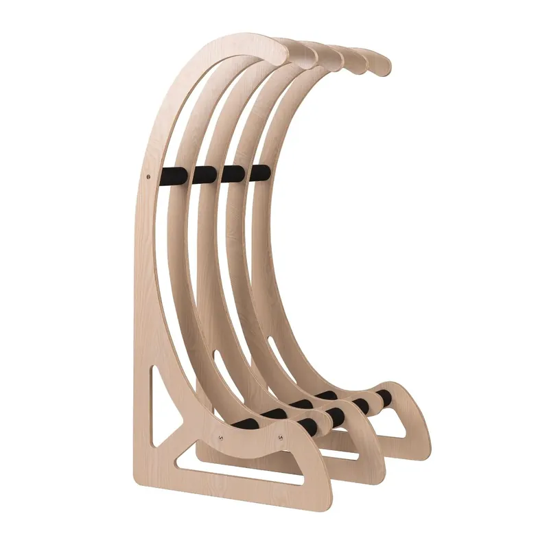 Wooden Free Standing Surfboard Rack Surflogic 80405 Billig