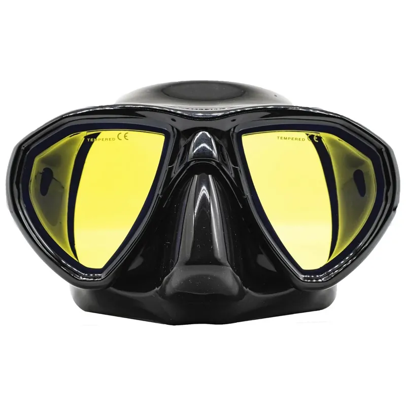 Top-Angebot Spearfishing Mask Ergo Black Yellow-Mirrored Lenses Marlin 117850