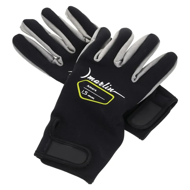 Diving Gloves Amara 1.5mm Black-Grey Size M Marlin 1096039 Top-Angebot