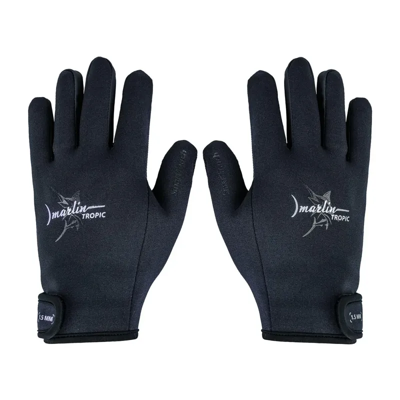 Schnäppchen Diving Gloves Tropic 1.5mm Black L Marlin 217071