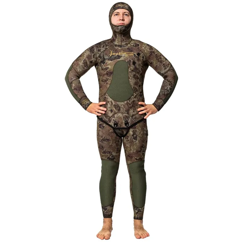 Spearfishing Full Wetsuit Pride 9mm Green-Camo Size XXL Marlin 117577 Direkt Vom Hersteller