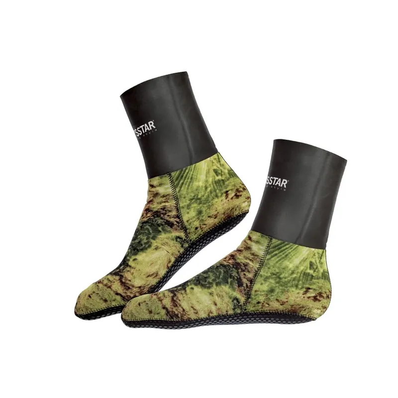 Angebot Spearfishing Socks Mimetico Evo 3mm Camo-Green S Abysstar 68056