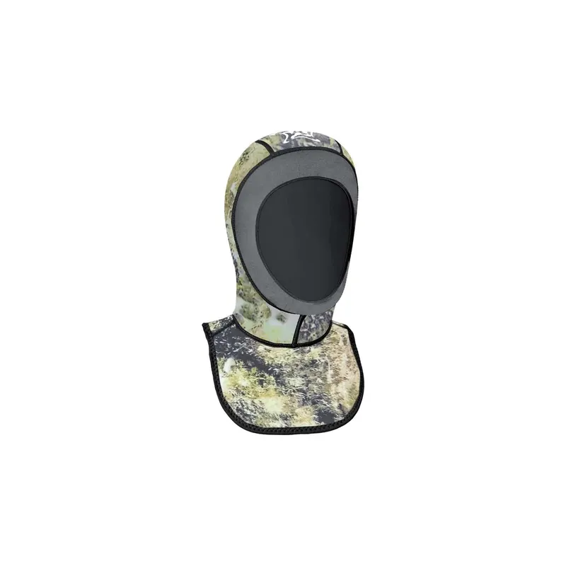 Spearfishing Hood Sidney 2,5mm Camo-Green-Beige L Abysstar 69735 Super-Preis