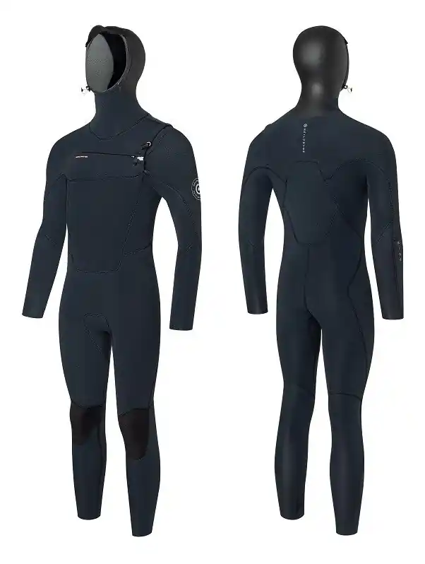 Zertifiziert 2024 NEILPRYDE Rise Hooded Front Zip men Fullsuit 6/5