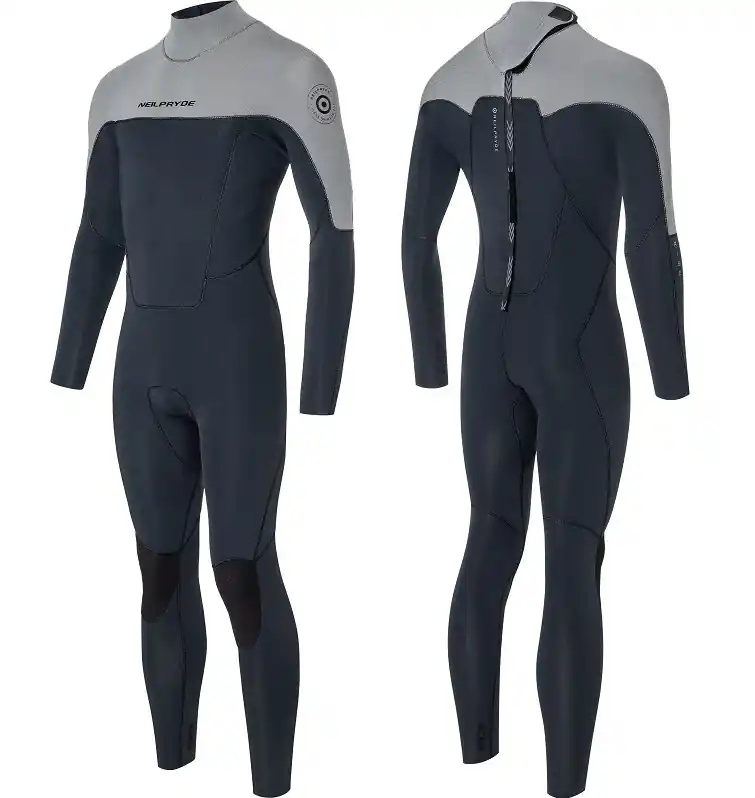 2024 NEILPRYDE Rise Back Zip Zip men Fullsuit 4/3 Schneller Versand