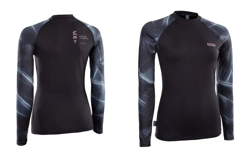 ION Rashguard women LS laser black 4273 Highlight