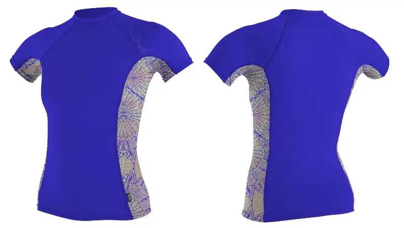 O‘NEILL WMS Side Print S/S Rash Guard DN7 Schnäppchen