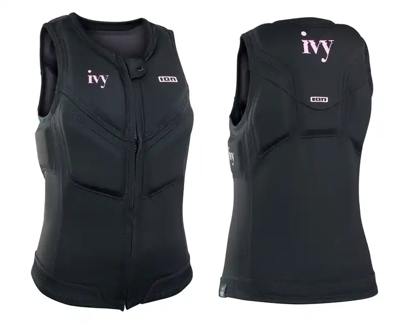 Begrenztes Angebot ION Ivy Vest Junior Front Zip black