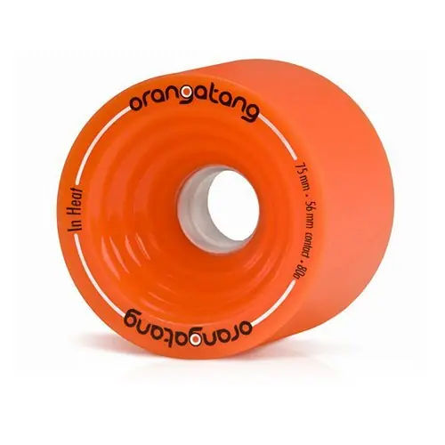 Echt Orangatang IN HEAT (4er Set) 75mm/80a Orange