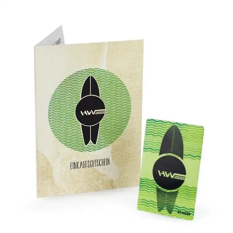 Expressversand HW-Shapes 100 EURO GUTSCHEIN für Onlineshop & Surfshop