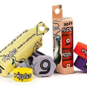 Preisknaller Orangatang Bushings NIPPLES Hard (yellow / 89a / 90-125kg)