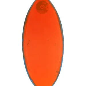 Schnäppchen HW-Shapes Waveskim EPOXYART Orange Blue Skimboard