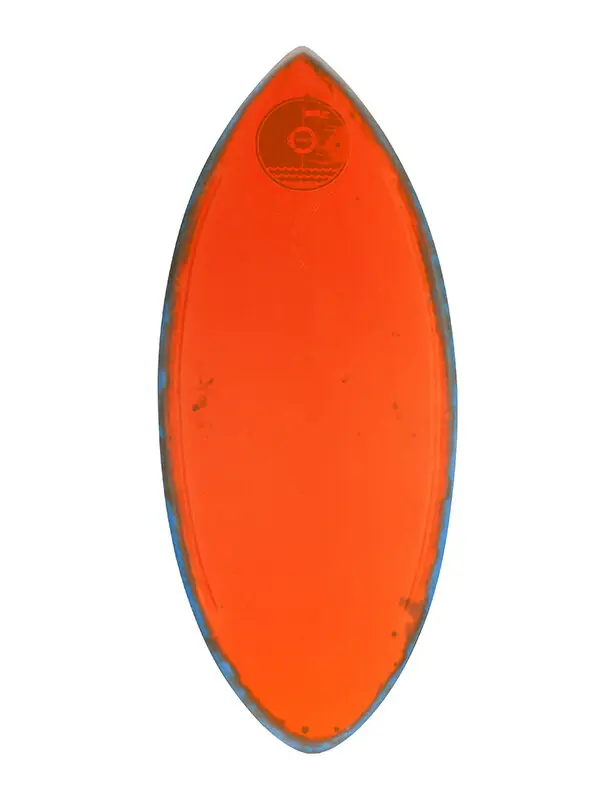 Schnäppchen HW-Shapes Waveskim EPOXYART Orange Blue Skimboard