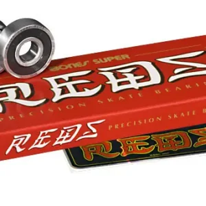 Rabatt Bones SUPER REDs Longboard Bearings (Satz)