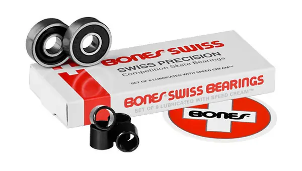 Bones SWISS 7 Balls Longboard Bearings (Satz) Direktkauf
