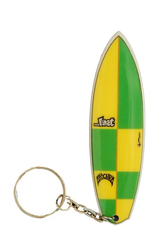 Sonderaktion Lost Surfboard Keyring Green / Yellow