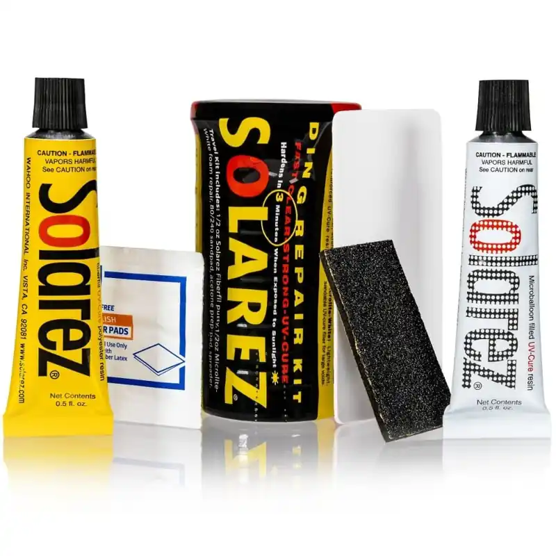 SOLAREZ Mini Travel Kit Polyester Repair UV Licht Reparatur Geprüft