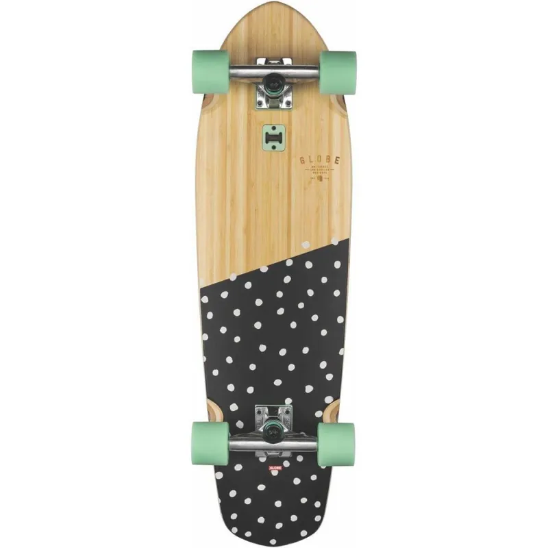 Neue Ware Globe BIG BLAZER Longboard Komplettboard Bamboo/Dotted