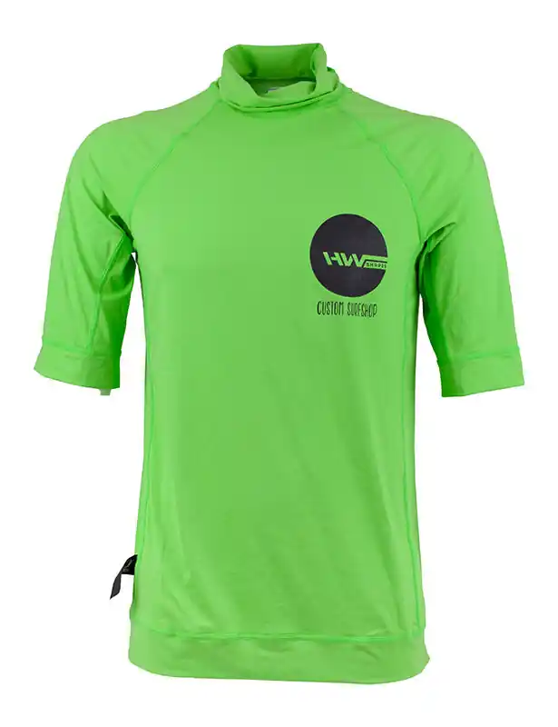 HW-Shapes TEAM Lycra Shortarm Turtleneck Flo Green Männer S/ Frauen M Rabatt