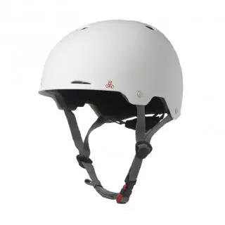 Günstig Triple 8 GOTHAM verstellbarer Skatehelm White Matte L/XL (59-61cm)