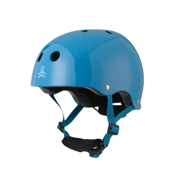 Aktuell Triple 8 LIL8 verstellbarer Kinder-Skatehelm Blue / Gloss