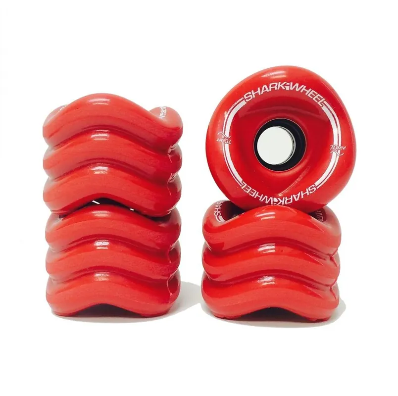 Shark Wheels SIDEWINDER (4er Set) 70mm/ 78a Red Highlight