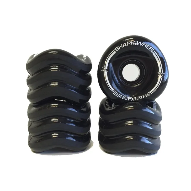 Top-Seller Shark Wheels MAKO (4er Set) 70mm/ 80a Black