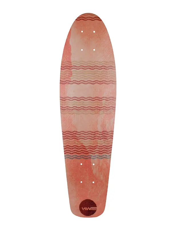 HW-Shapes MINI CRUISER Glasfaser Deck Red Wave Online Kaufen