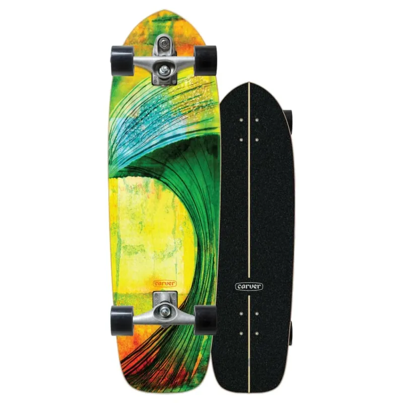 Neu Carver Surfskate Greenroom 33.75" C7 Longboard Komplettboard