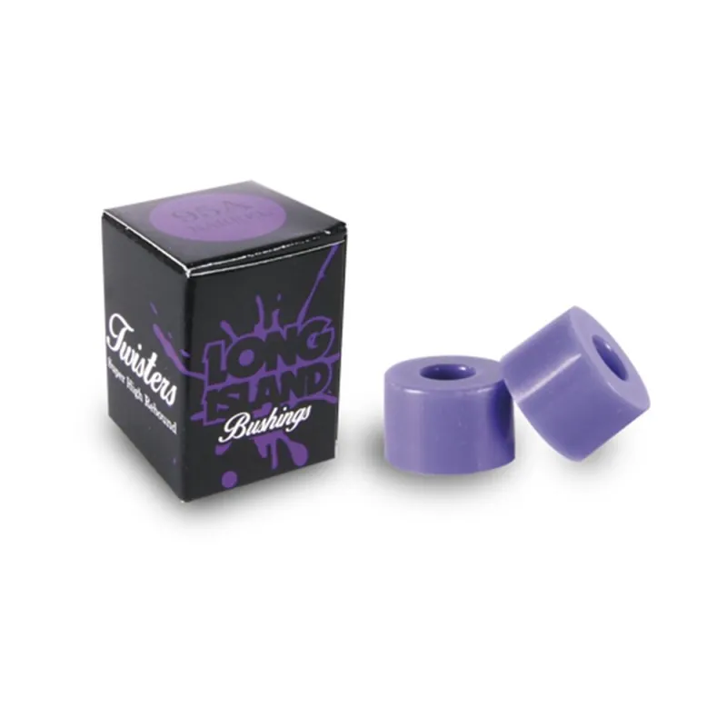 Preiswert Long Island Bushings TWISTERS Barrel Green 78A (Paar) 95A Purple